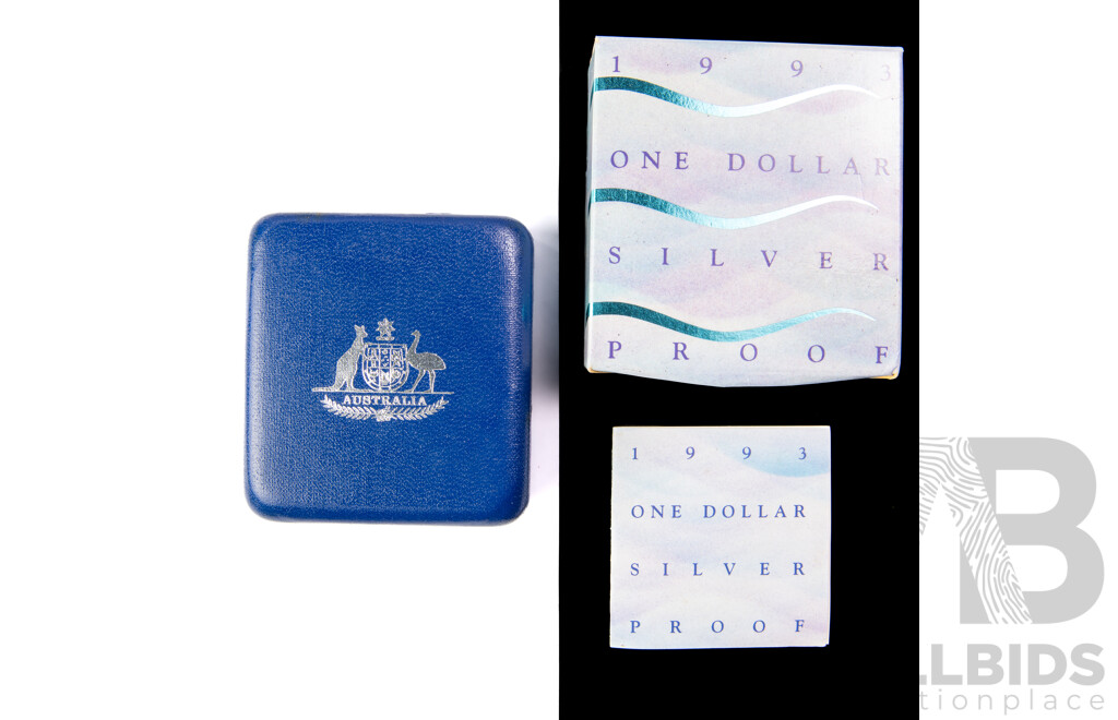 Australian 1993 RAM silver $1 coin. Water and the Environment.