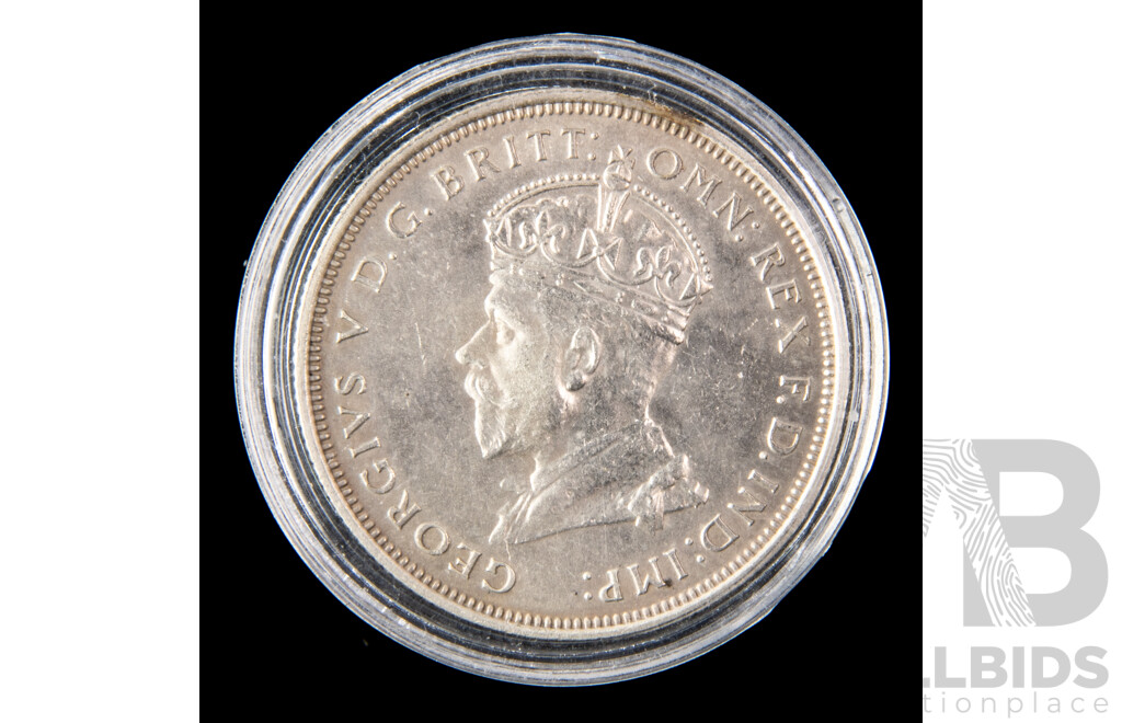 Australian 1927 Canberra florin. High grade UNC.