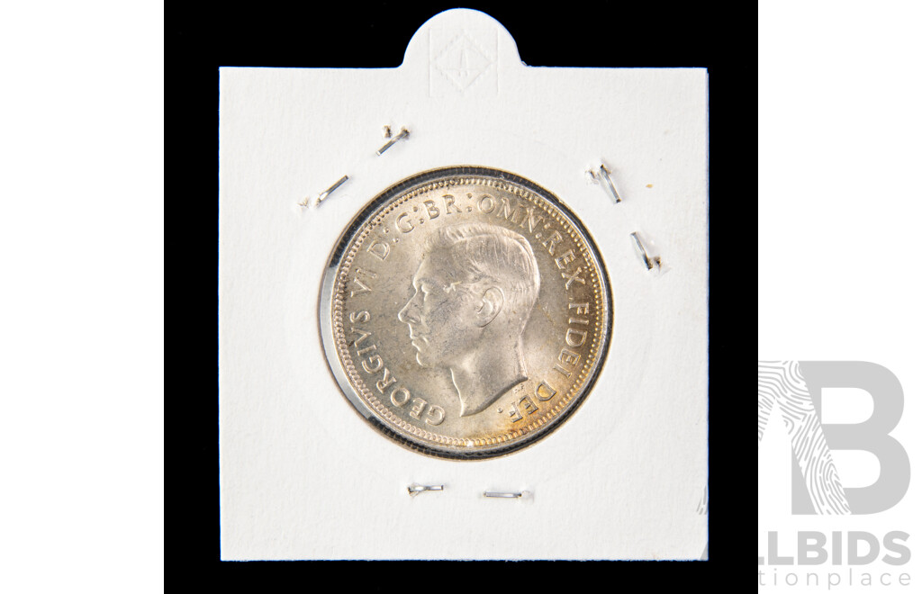 Australian 1951 Jubilee florin. High Grade Gem UNC.