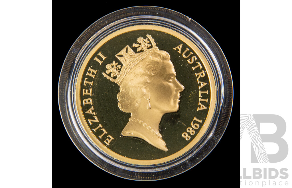Australian 1988 Bi Centennial five dollar proof coin.