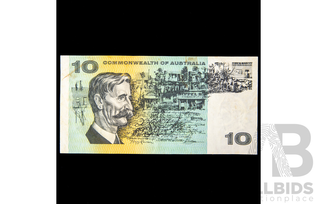 Australian 1967 ten dollar note Coombs Randall. SEU 247108, R302, EF