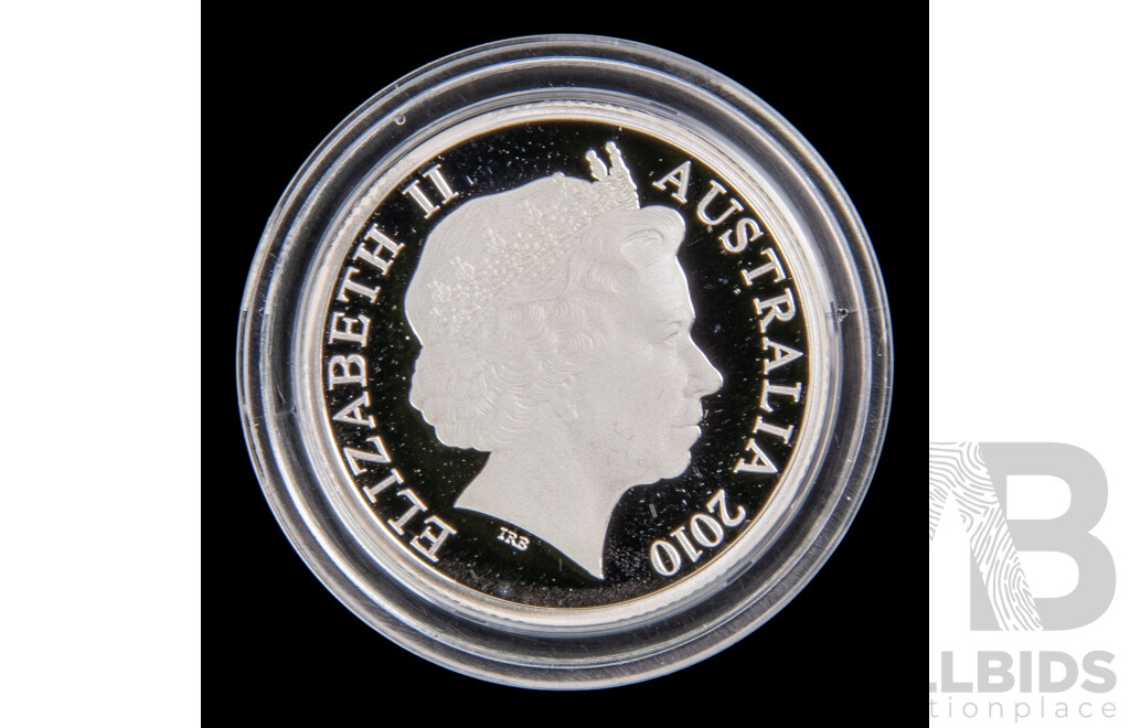 Australian 2010 one hundred Years Australian Coinage fine silver PROOF coin.