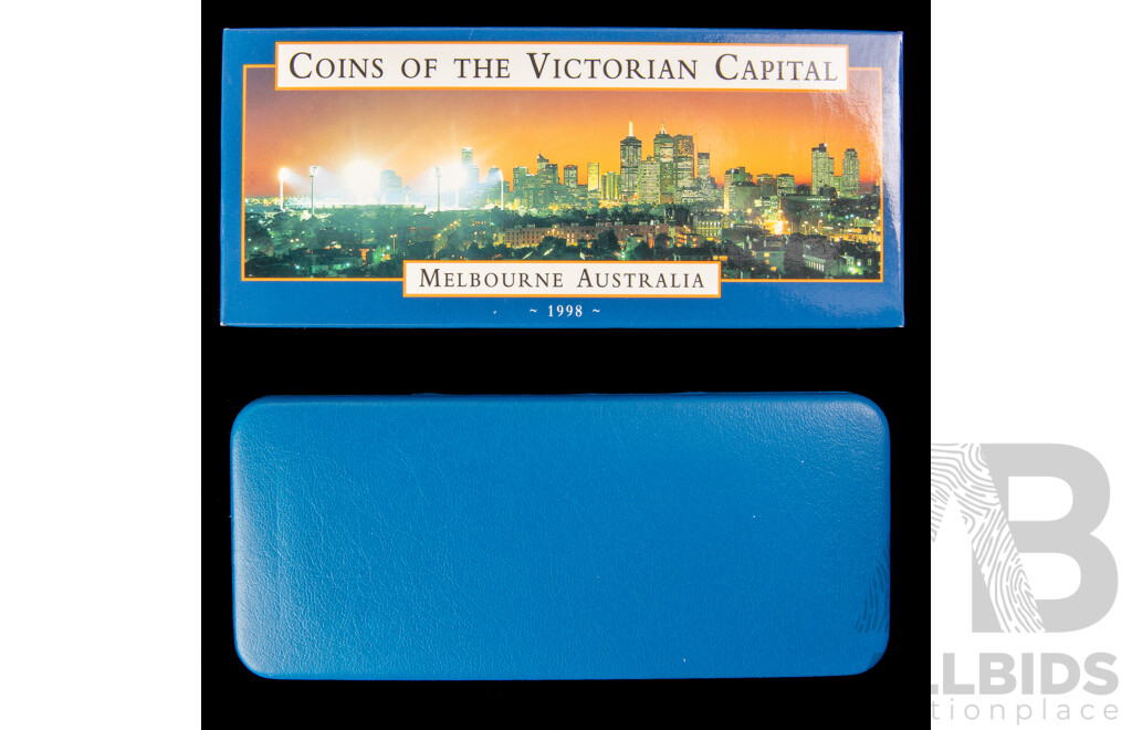 Australian1998 Melborne two $10 coin set. Fine silver 21 grams each.