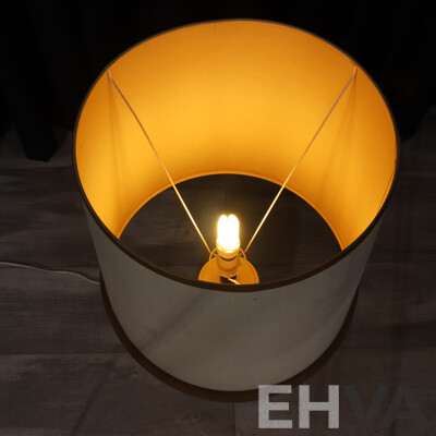 Pair of Retro Glazed Ceramic Table Lamps