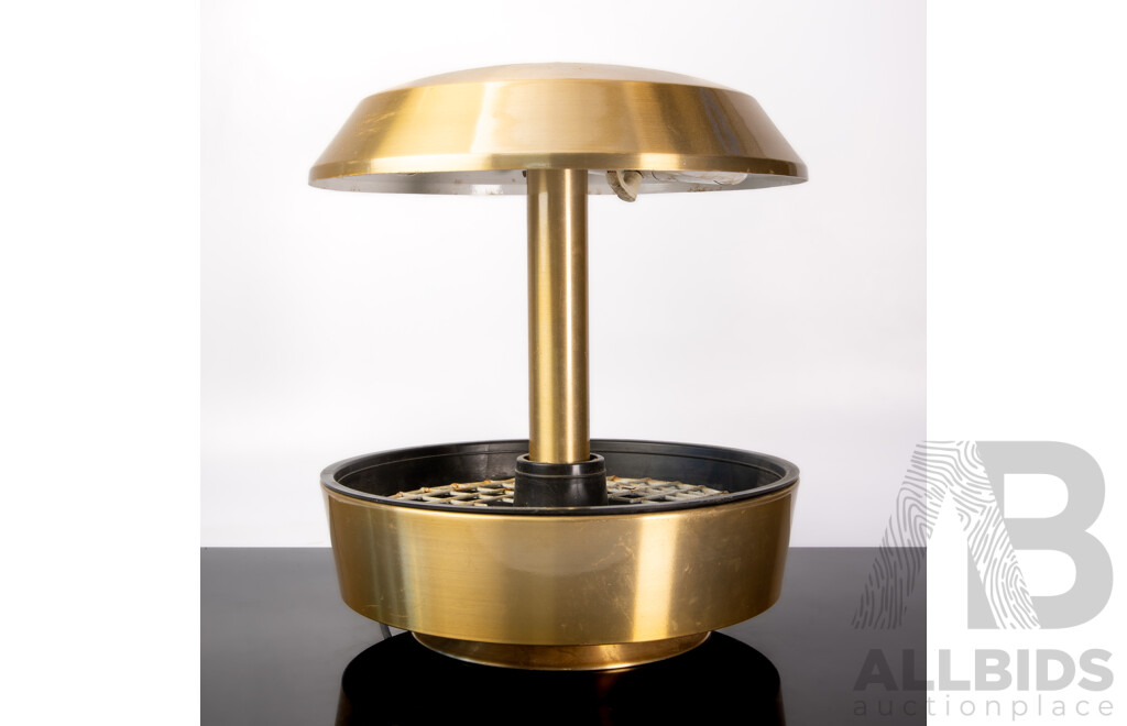 Mid Century Beam Indoor Garden Lamp with Anodized Aluminium Detail by NEBAUER METAL SPINNING PTY. LTD