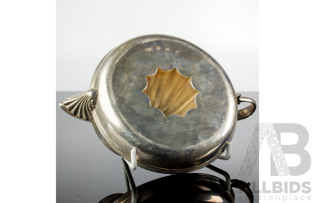 Antique Sterling Silver Citrus Juicer, Hamilton & Inches, Edinburgh, 1906, Weight 228gm