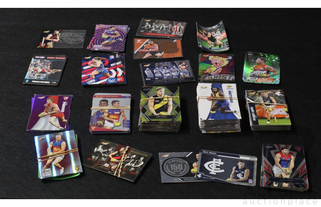 Collection of Select AFL Trading Cards