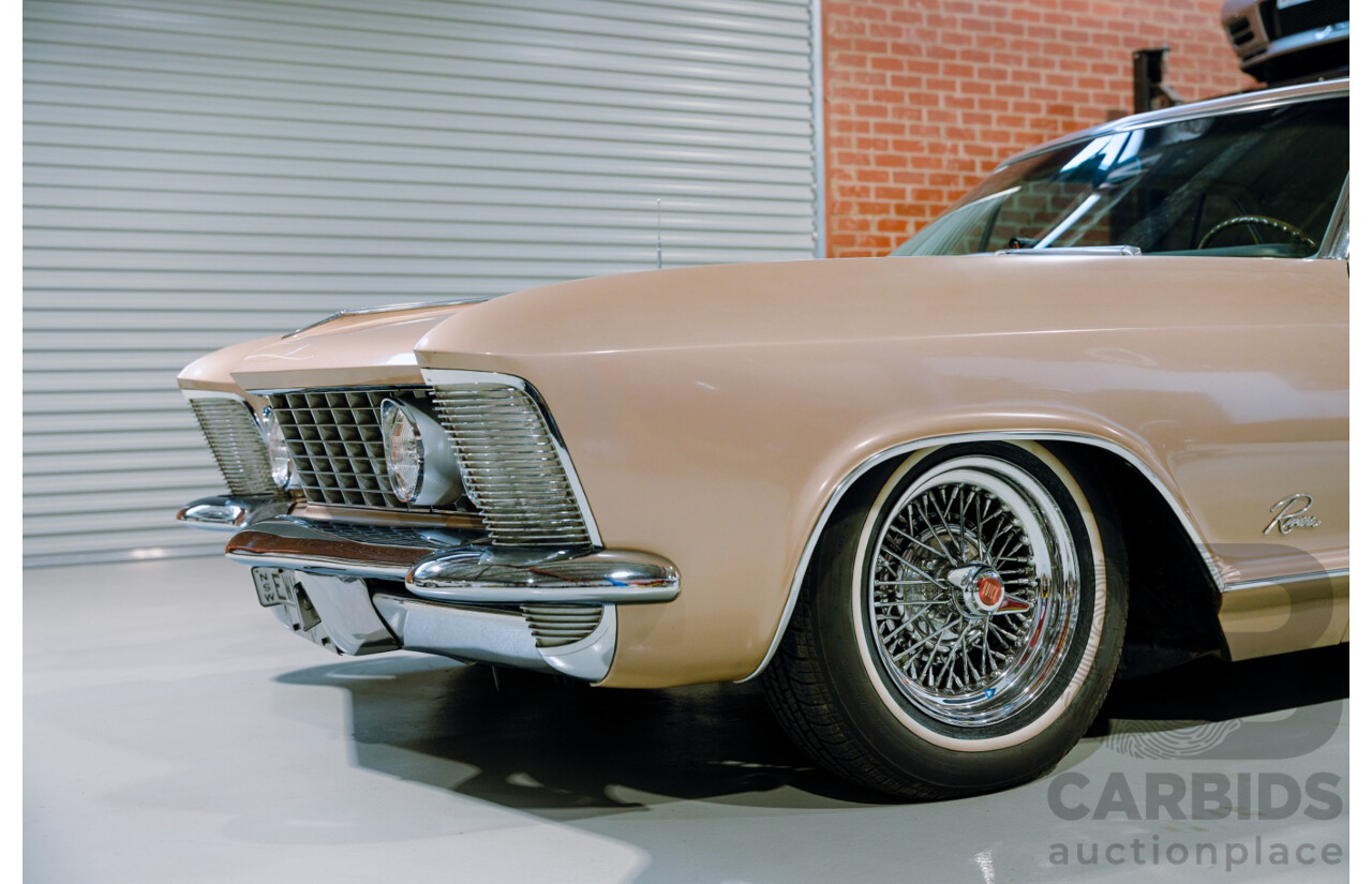 01/1963 Buick Riviera First Gen 2d Hardtop Coupe  Bronze Mist 445 Wildcat V8 7.0L