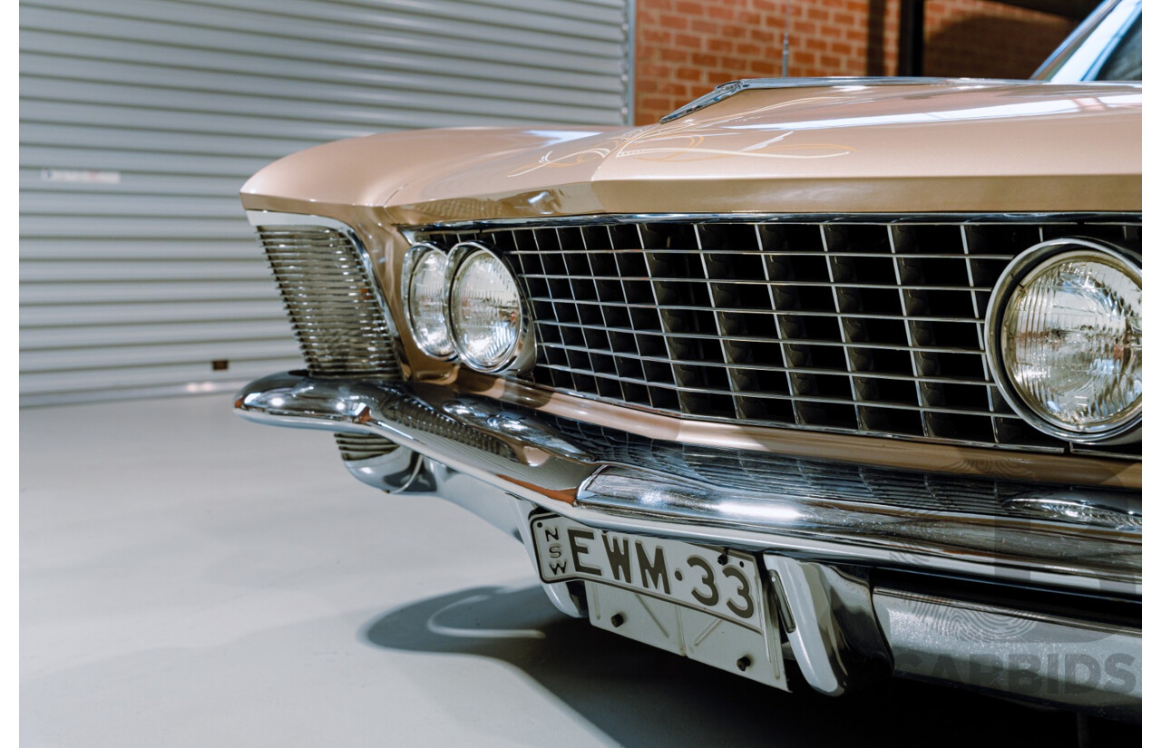 01/1963 Buick Riviera First Gen 2d Hardtop Coupe  Bronze Mist 445 Wildcat V8 7.0L