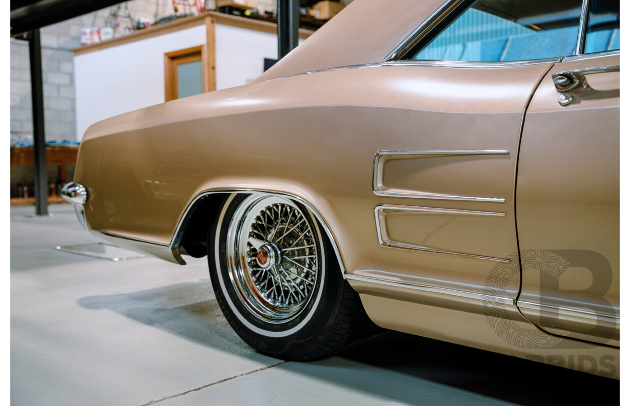 01/1963 Buick Riviera First Gen 2d Hardtop Coupe  Bronze Mist 445 Wildcat V8 7.0L