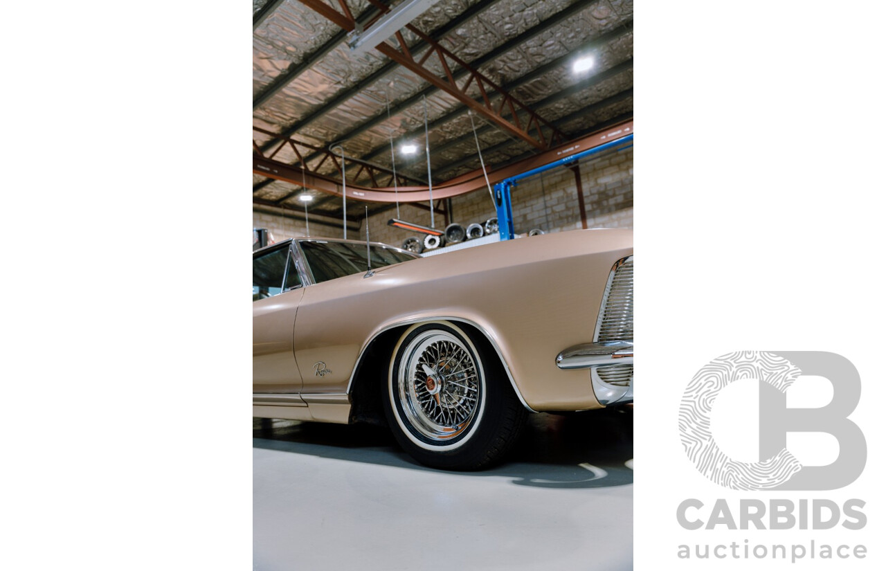 01/1963 Buick Riviera First Gen 2d Hardtop Coupe  Bronze Mist 445 Wildcat V8 7.0L