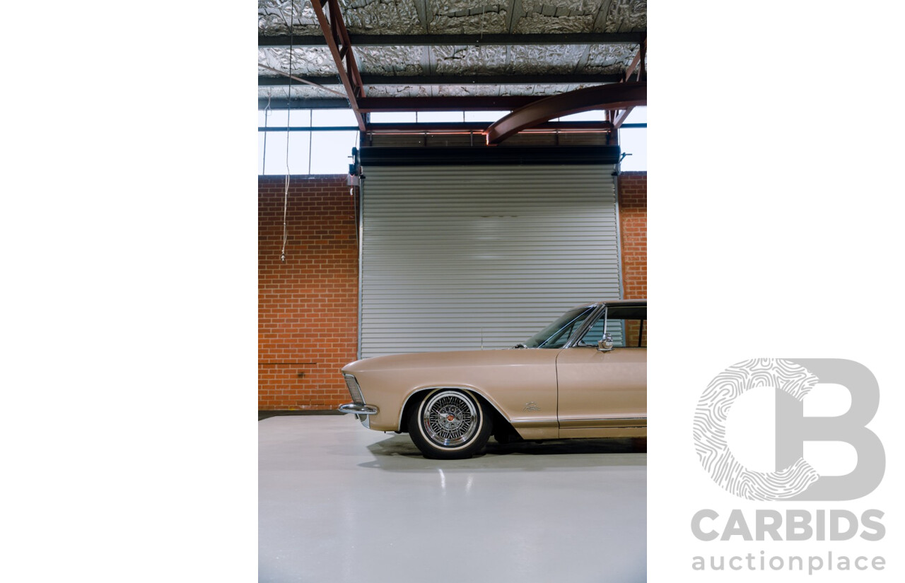 01/1963 Buick Riviera First Gen 2d Hardtop Coupe  Bronze Mist 445 Wildcat V8 7.0L