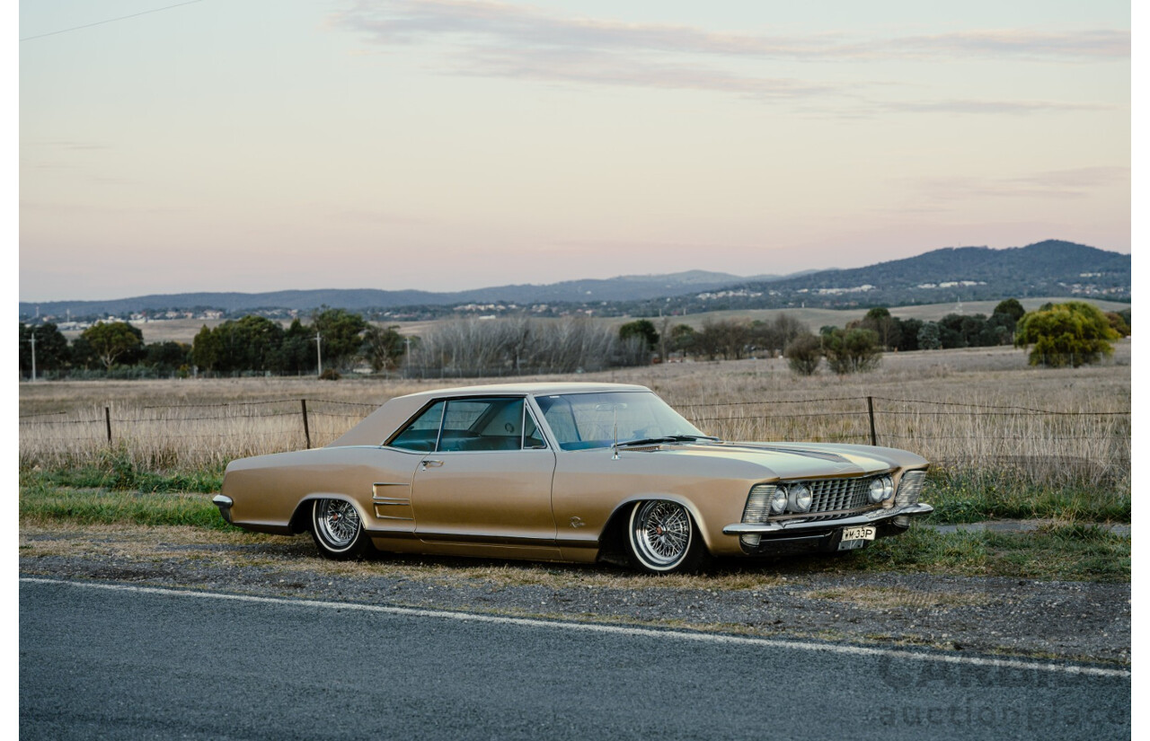 01/1963 Buick Riviera First Gen 2d Hardtop Coupe  Bronze Mist 445 Wildcat V8 7.0L