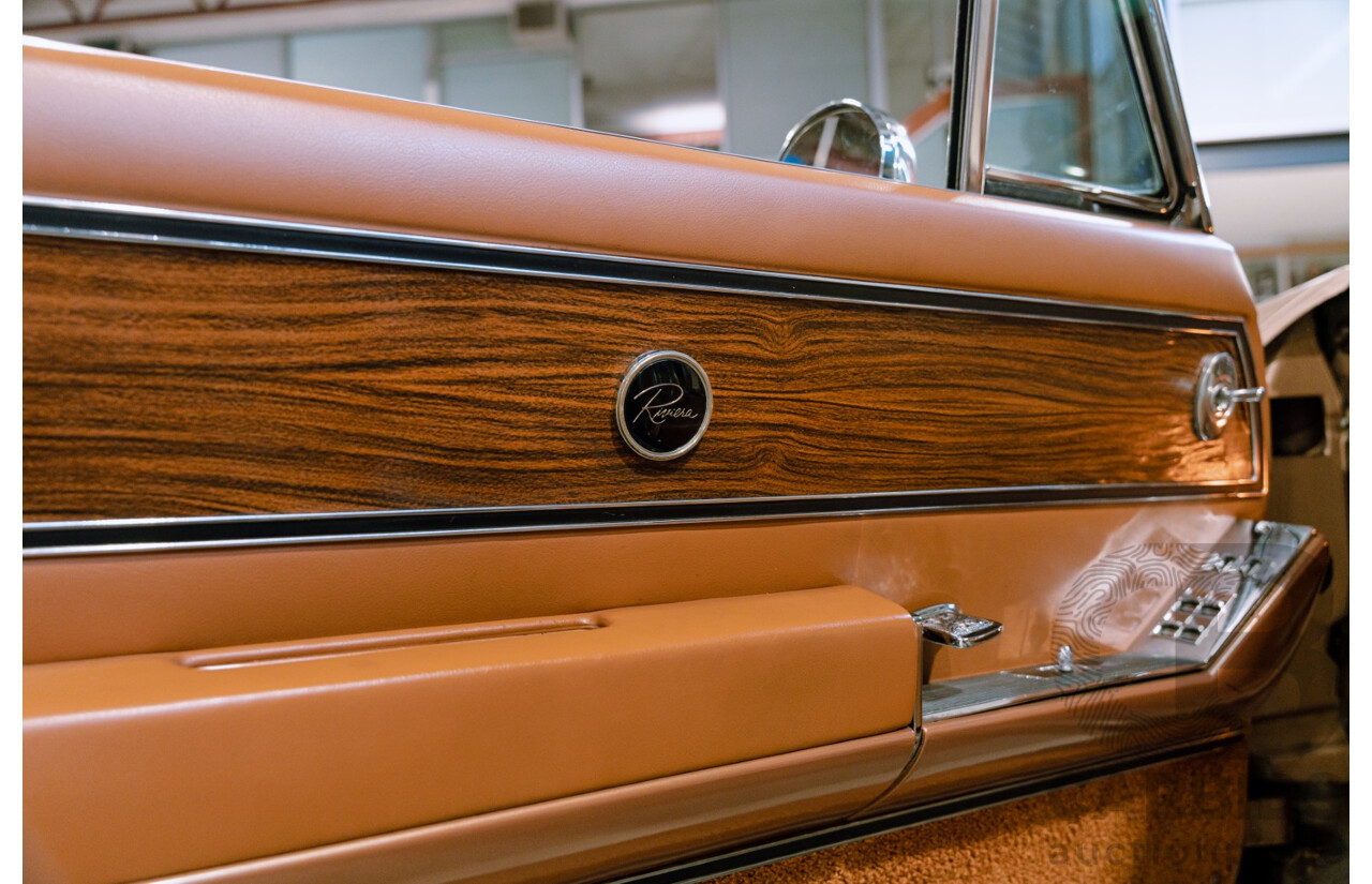 01/1963 Buick Riviera First Gen 2d Hardtop Coupe  Bronze Mist 445 Wildcat V8 7.0L