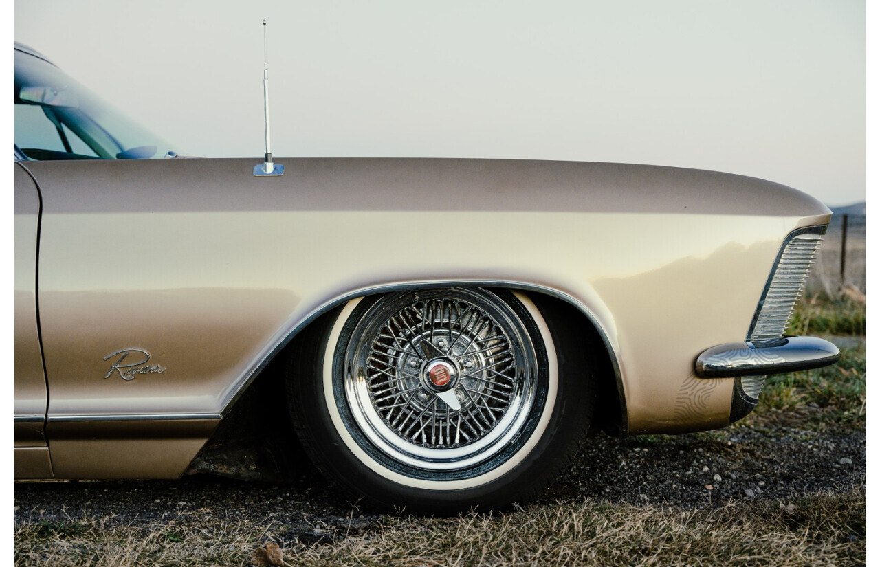 01/1963 Buick Riviera First Gen 2d Hardtop Coupe  Bronze Mist 445 Wildcat V8 7.0L