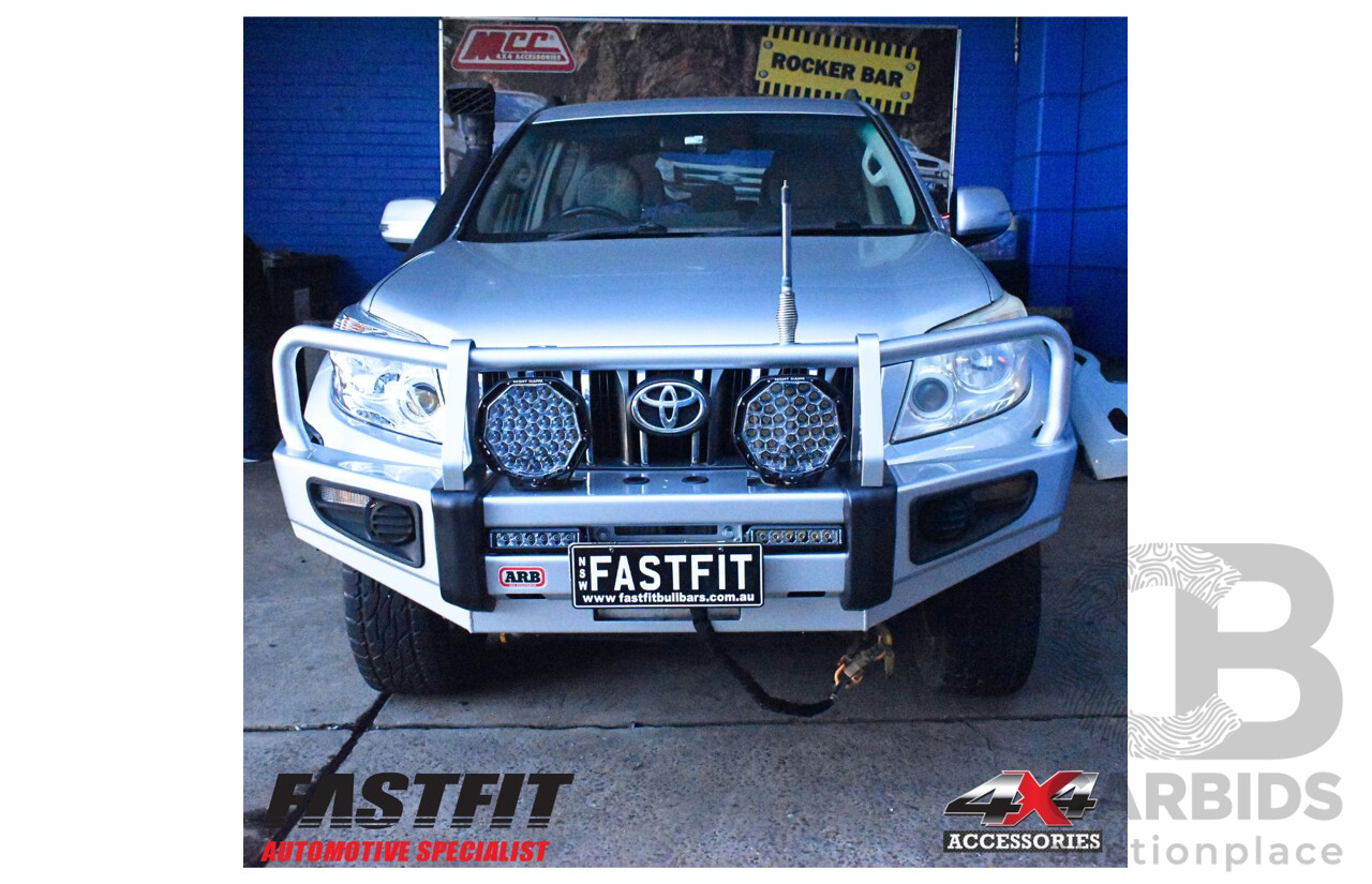 ARB Bullbar 1F7 Silver (Part No. 3421840) to PRADO 150 SERIES 2017-2023 DIESEL - Brand New - RRP $3322.00
