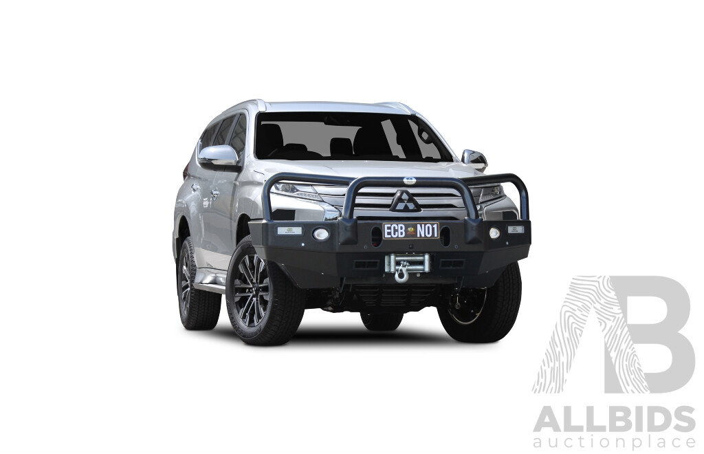 ECB Bullbar Textura Black Powercoat (Part No. EAM115SYB) to MITSUBISHI PAJERO SPORT Model 11/19 to 03/24  - Brand New - RRP $3865.00