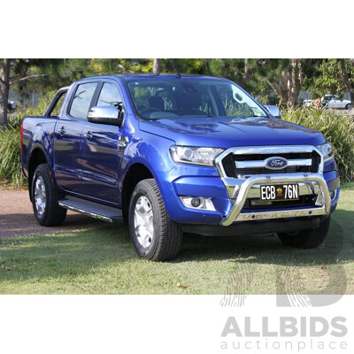 ECB Nudge Bar Polished Silver (Part No. NBF161SYP) to PX2 2WD/4WD 08/15 to 08/18 - Brand New - RRP $990.00