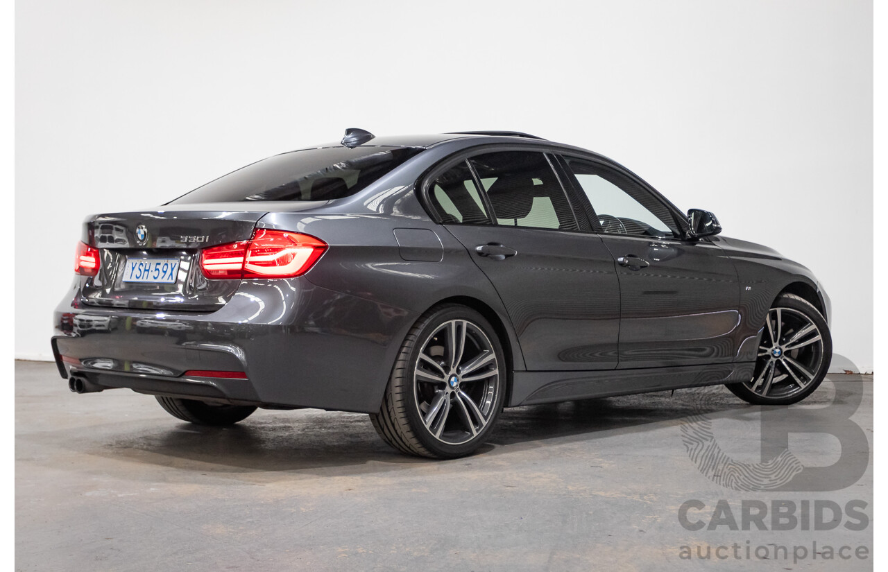 5/2017 BMW 330i M-Sport F30 LCI 4d Sedan Mineral Grey Turbo 2.0L