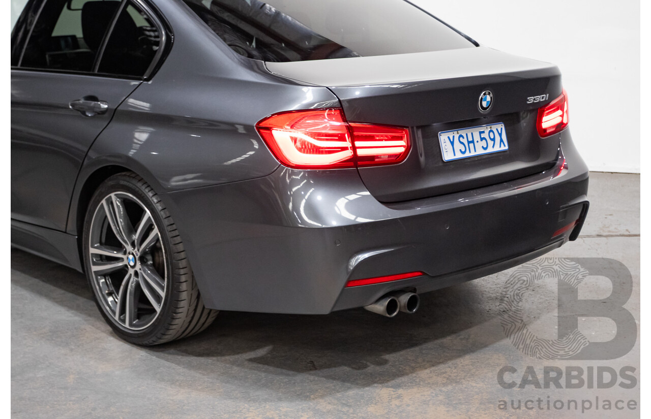 5/2017 BMW 330i M-Sport F30 LCI 4d Sedan Mineral Grey Turbo 2.0L