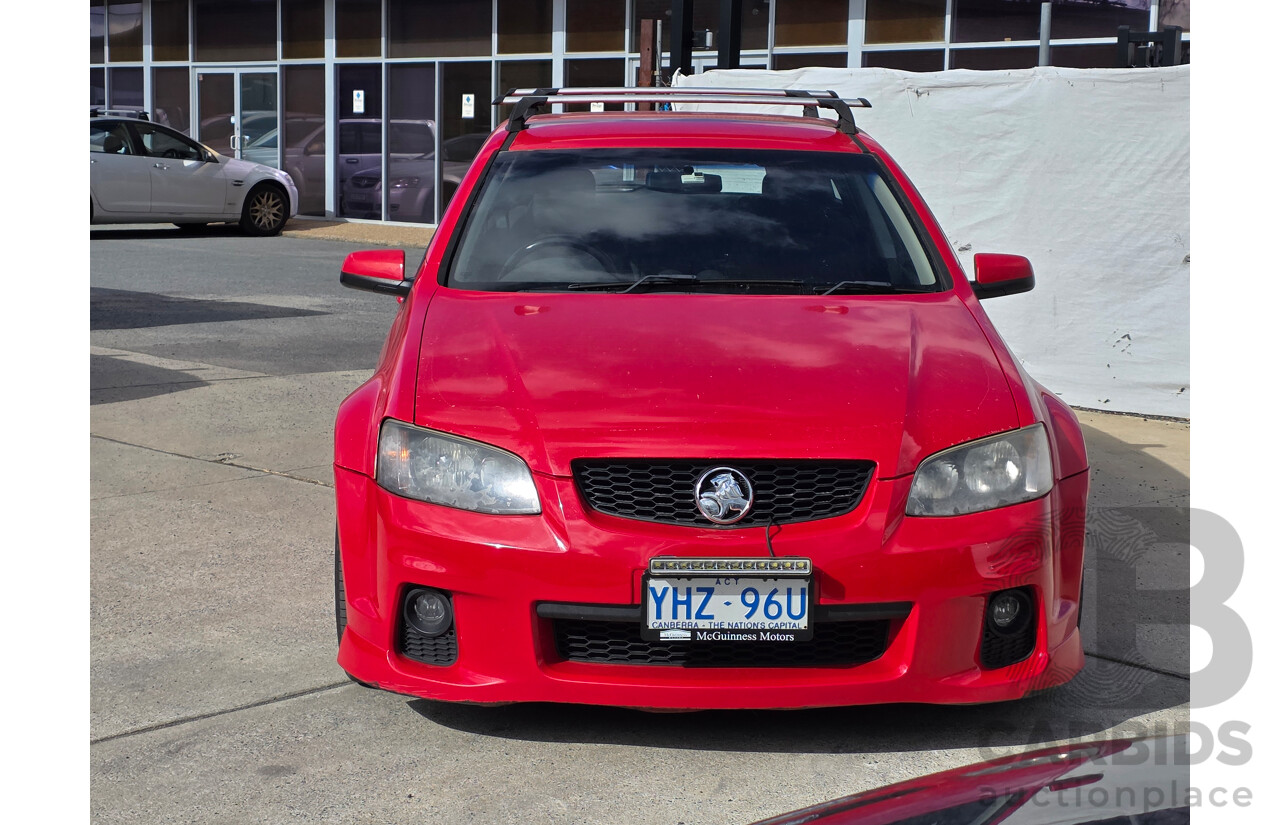 8/2011 Holden Commodore SV6 VE II 4d Sportwagon Red 3.6L