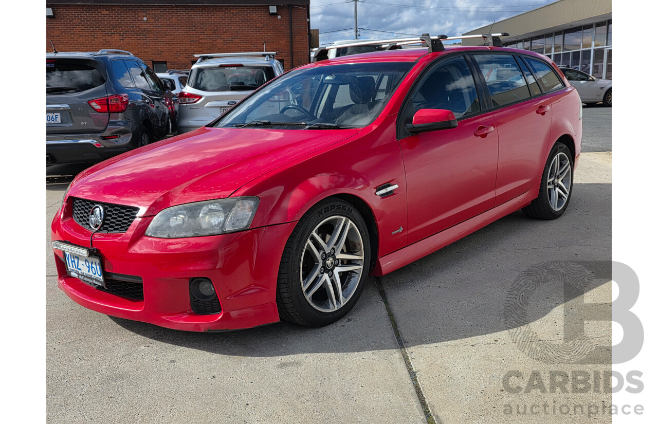 8/2011 Holden Commodore SV6 VE II 4d Sportwagon Red 3.6L