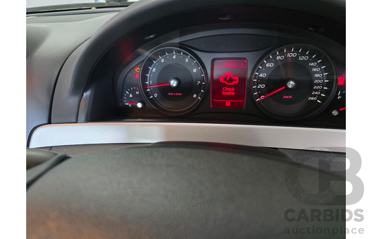 8/2011 Holden Commodore SV6 VE II 4d Sportwagon Red 3.6L