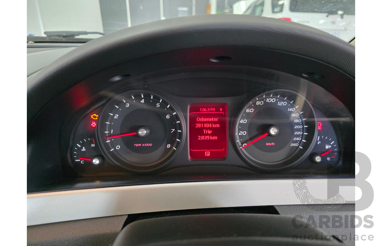 8/2011 Holden Commodore SV6 VE II 4d Sportwagon Red 3.6L