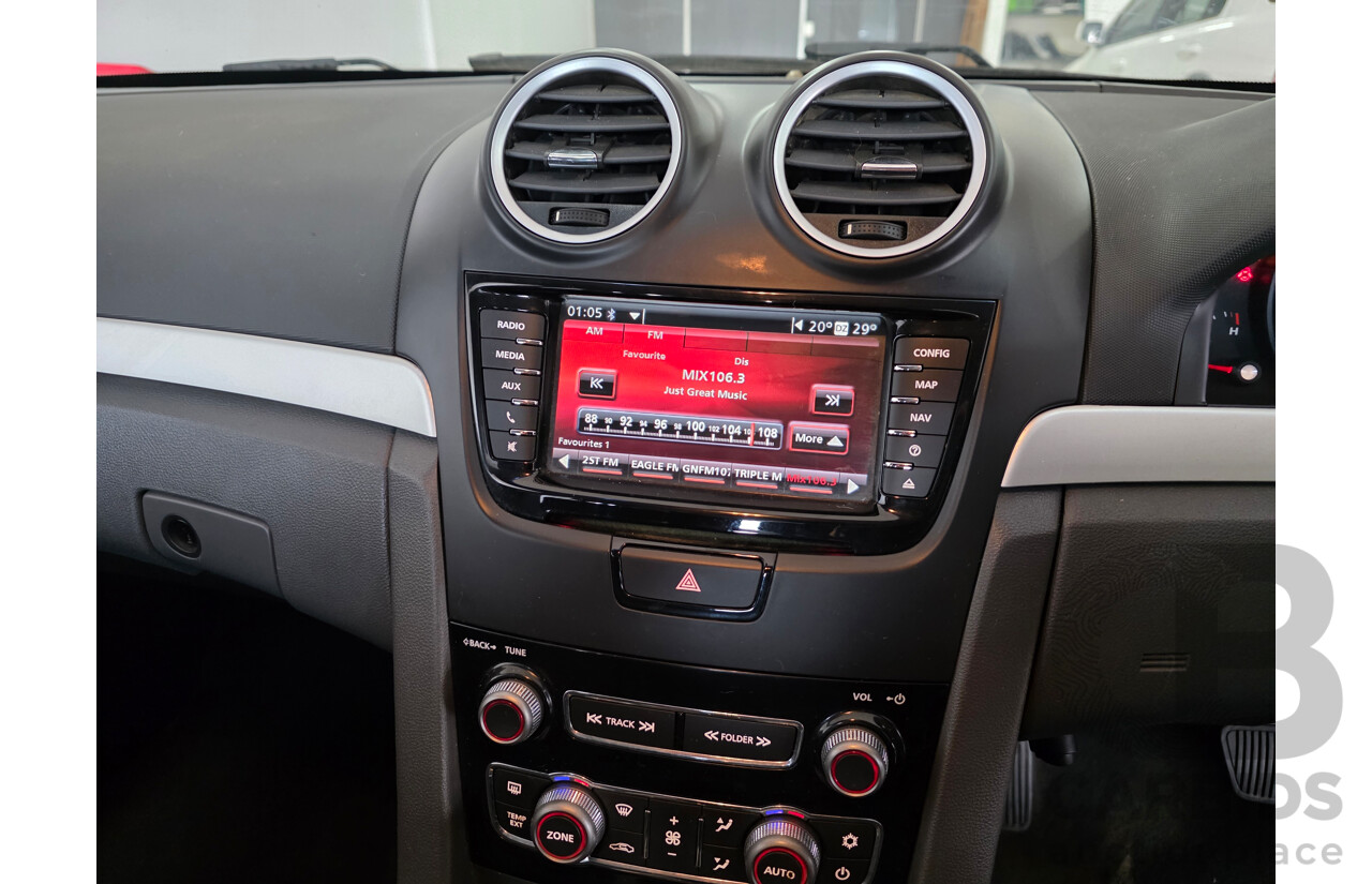 8/2011 Holden Commodore SV6 VE II 4d Sportwagon Red 3.6L