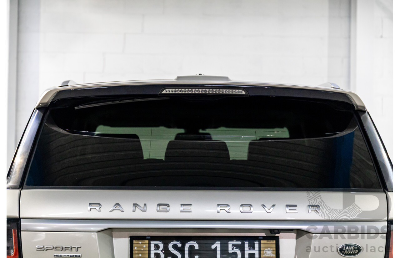6/2015 Land Rover Range Rover Sport SDV6 HEV HSE Hybrid LW MY15.5 4d Wagon Aruba Gold Metallic 3.0L / 35kw Hybrid