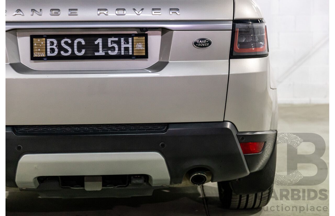 6/2015 Land Rover Range Rover Sport SDV6 HEV HSE Hybrid LW MY15.5 4d Wagon Aruba Gold Metallic 3.0L / 35kw Hybrid