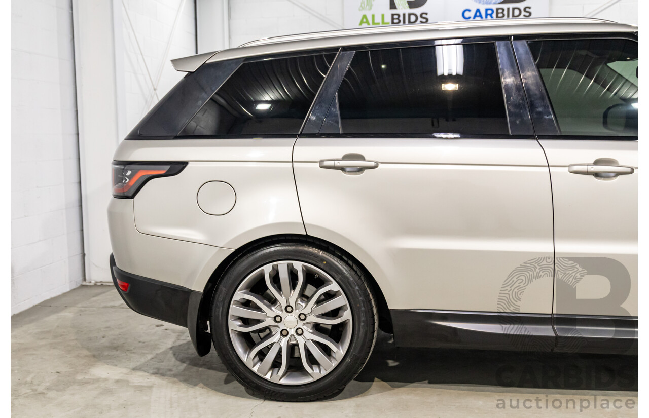 6/2015 Land Rover Range Rover Sport SDV6 HEV HSE Hybrid LW MY15.5 4d Wagon Aruba Gold Metallic 3.0L / 35kw Hybrid