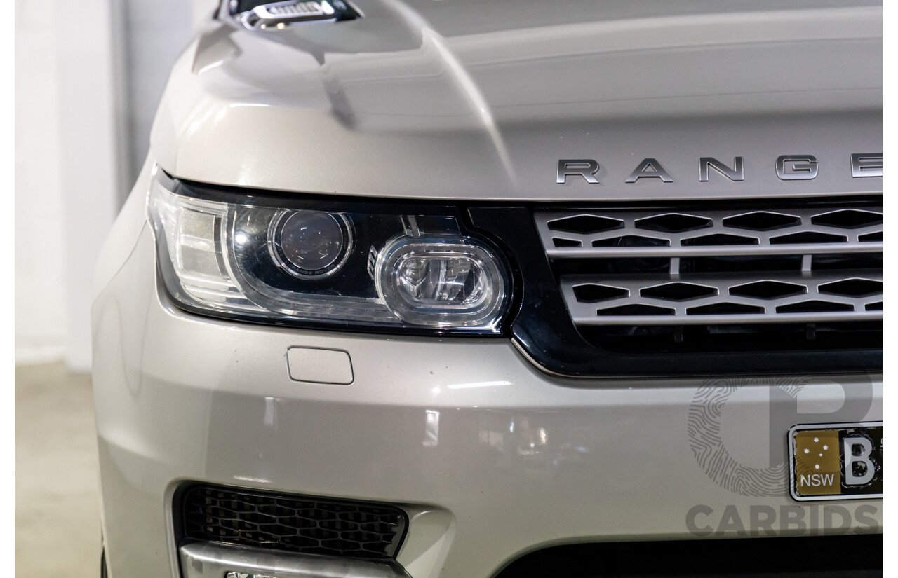 6/2015 Land Rover Range Rover Sport SDV6 HEV HSE Hybrid LW MY15.5 4d Wagon Aruba Gold Metallic 3.0L / 35kw Hybrid
