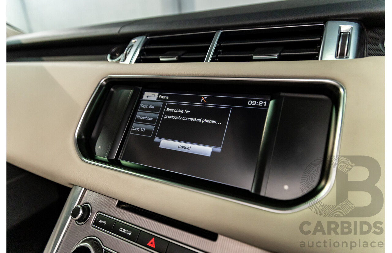 6/2015 Land Rover Range Rover Sport SDV6 HEV HSE Hybrid LW MY15.5 4d Wagon Aruba Gold Metallic 3.0L / 35kw Hybrid