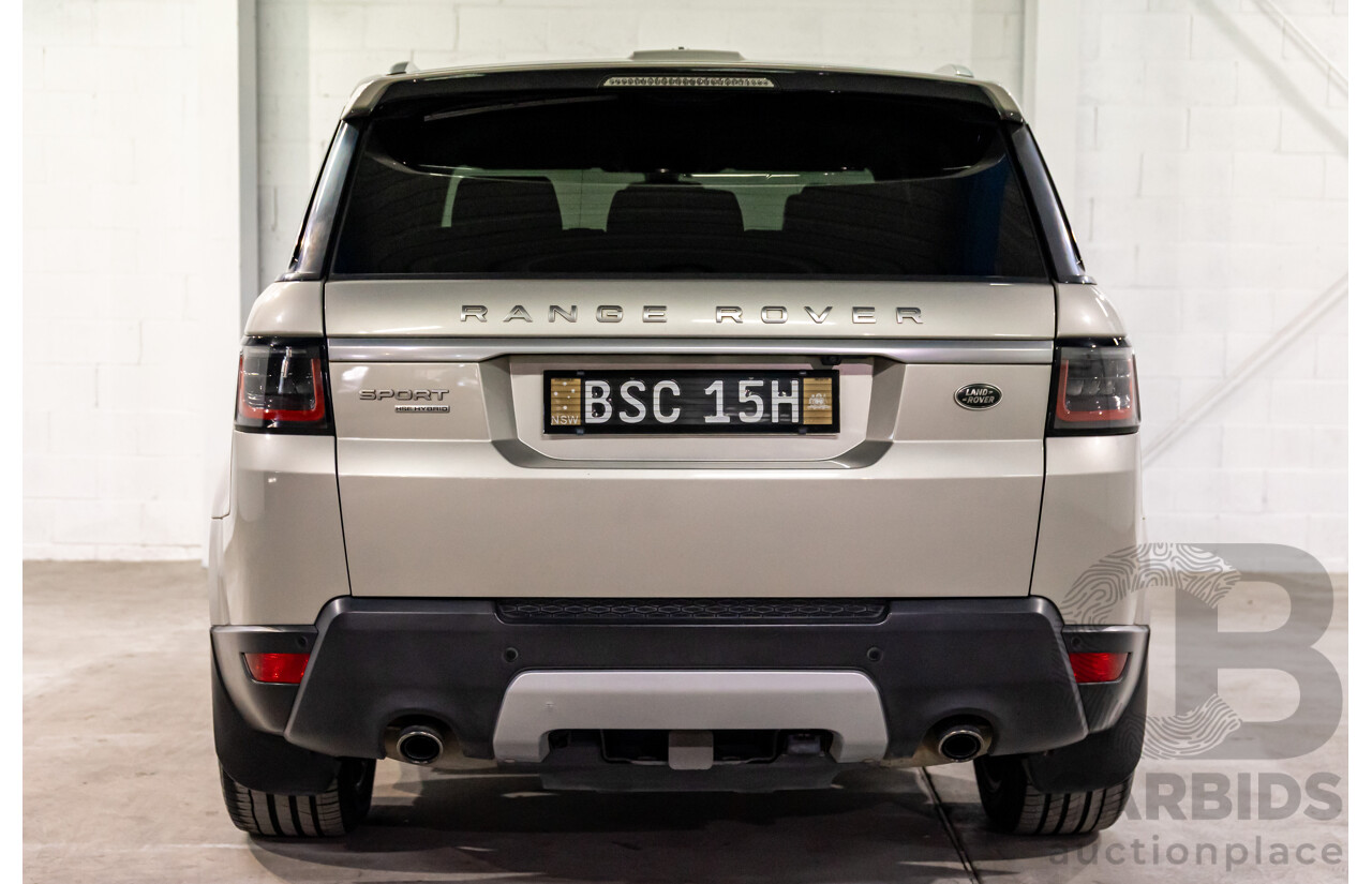 6/2015 Land Rover Range Rover Sport SDV6 HEV HSE Hybrid LW MY15.5 4d Wagon Aruba Gold Metallic 3.0L / 35kw Hybrid