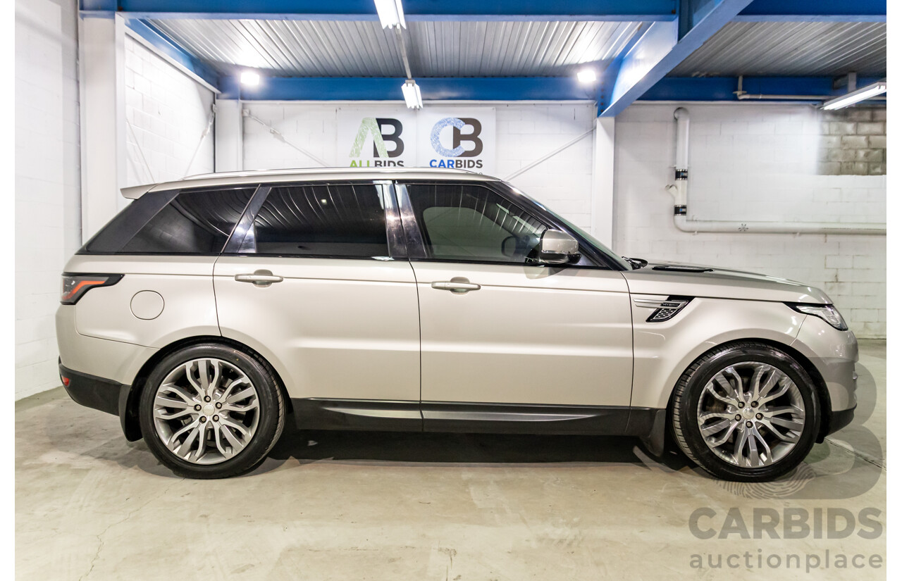 6/2015 Land Rover Range Rover Sport SDV6 HEV HSE Hybrid LW MY15.5 4d Wagon Aruba Gold Metallic 3.0L / 35kw Hybrid