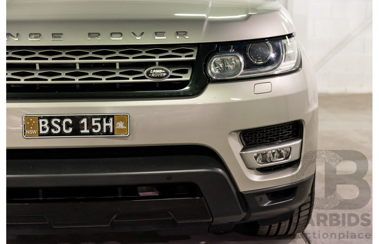 6/2015 Land Rover Range Rover Sport SDV6 HEV HSE Hybrid LW MY15.5 4d Wagon Aruba Gold Metallic 3.0L / 35kw Hybrid