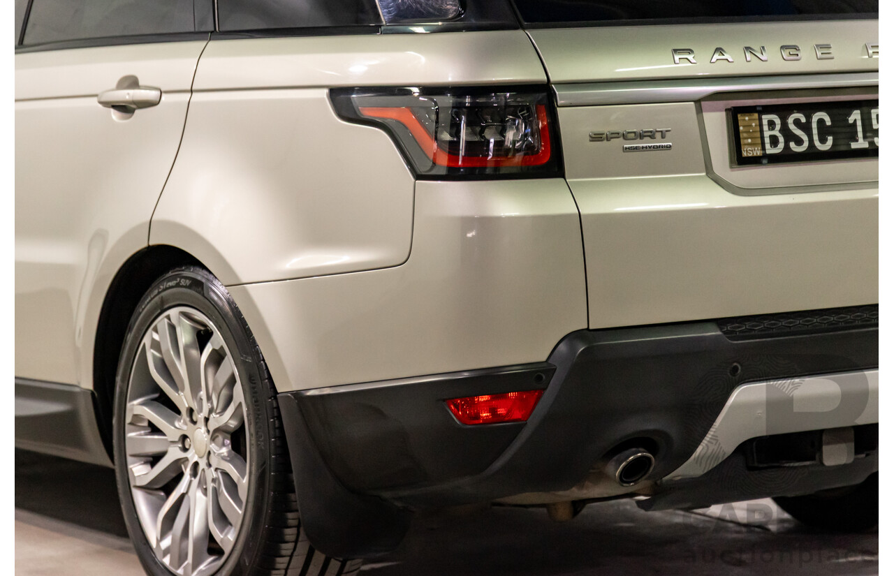 6/2015 Land Rover Range Rover Sport SDV6 HEV HSE Hybrid LW MY15.5 4d Wagon Aruba Gold Metallic 3.0L / 35kw Hybrid