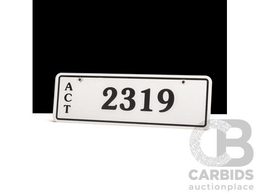 ACT 4-Digit Number Plate - 2319