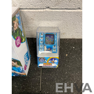 Assorted Kids Toys, Including SONIC Interactive Watch, SONIC Prime Figures and More - Lot of 13