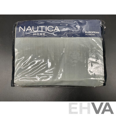 NAUTICA Home Queen Quilt Cover Set and European Pillowcase - ORP $210