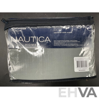 NAUTICA Home Queen Quilt Cover Set and European Pillowcase - ORP $210