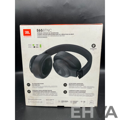 JBL (E65BTNC) Wireless Over-Ear NC Headphones