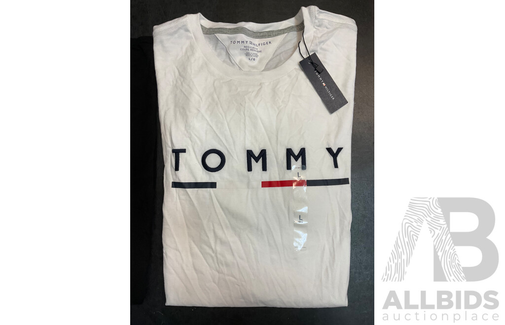TOMMY HILFIGER, CALVIN KLEIN Men's T-Shirts Size L - ORP $229.99 - Lot of 3