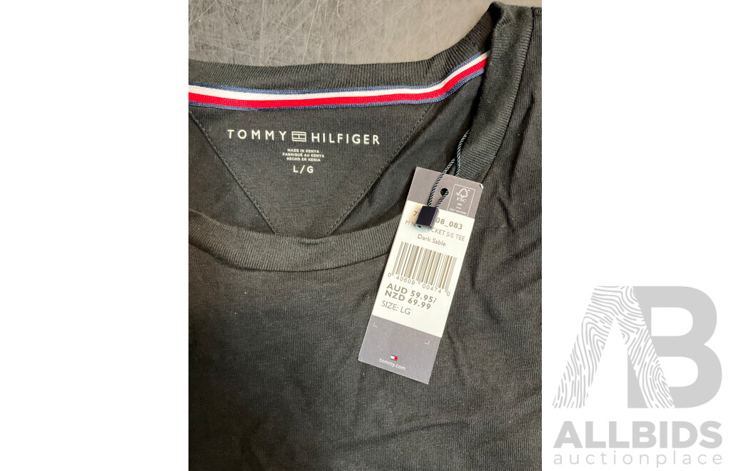 TOMMY HILFIGER, CALVIN KLEIN Men's T-Shirts Size L - ORP $229.99 - Lot of 3