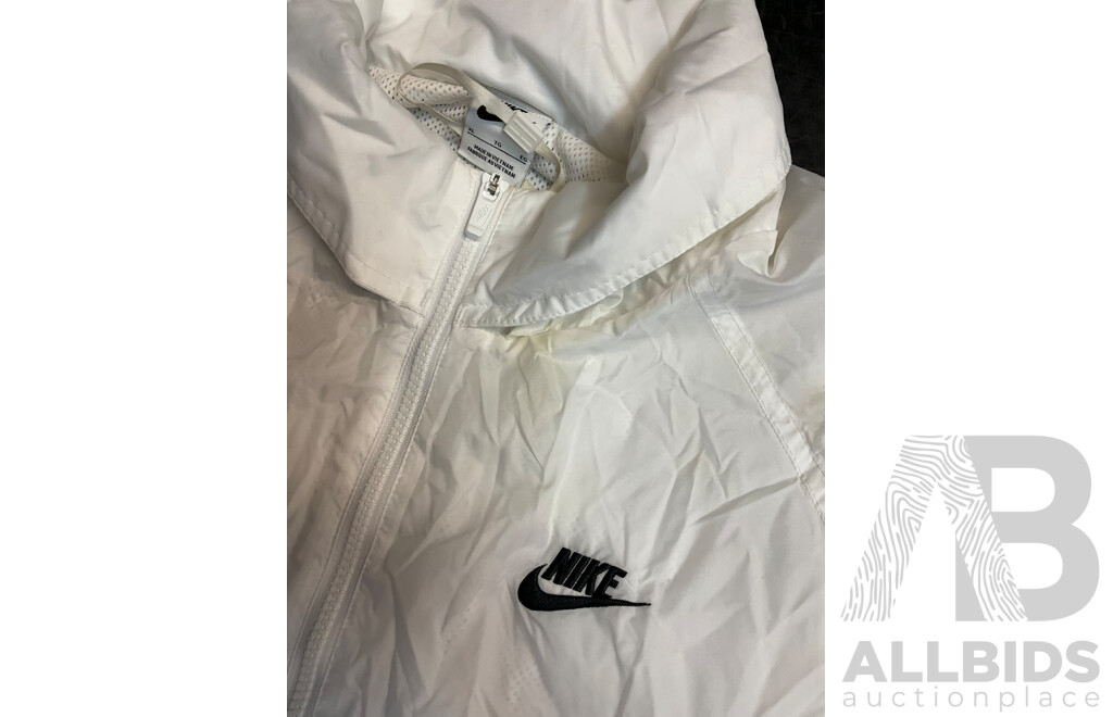 NIKE Women's Hoodie Size L, Track Pants Size M and Wind Jacket Size XL - Lot of 3