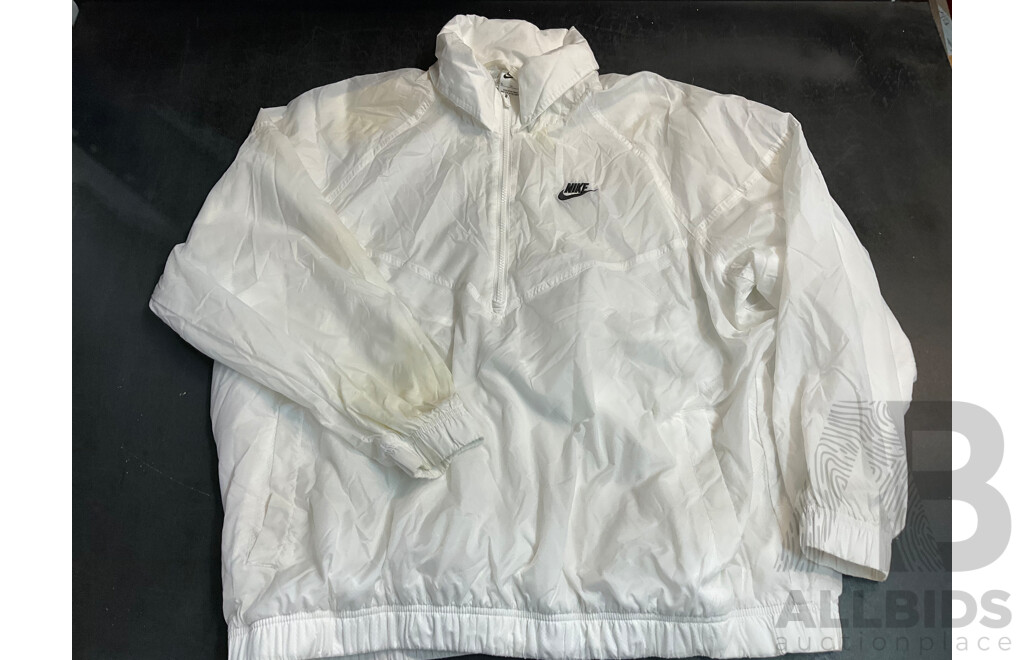 NIKE Women's Hoodie Size L, Track Pants Size M and Wind Jacket Size XL - Lot of 3