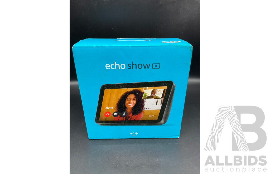 AMAZON Smart Home ECHO SHOW 8 Smart Display with ALEXA Built-in