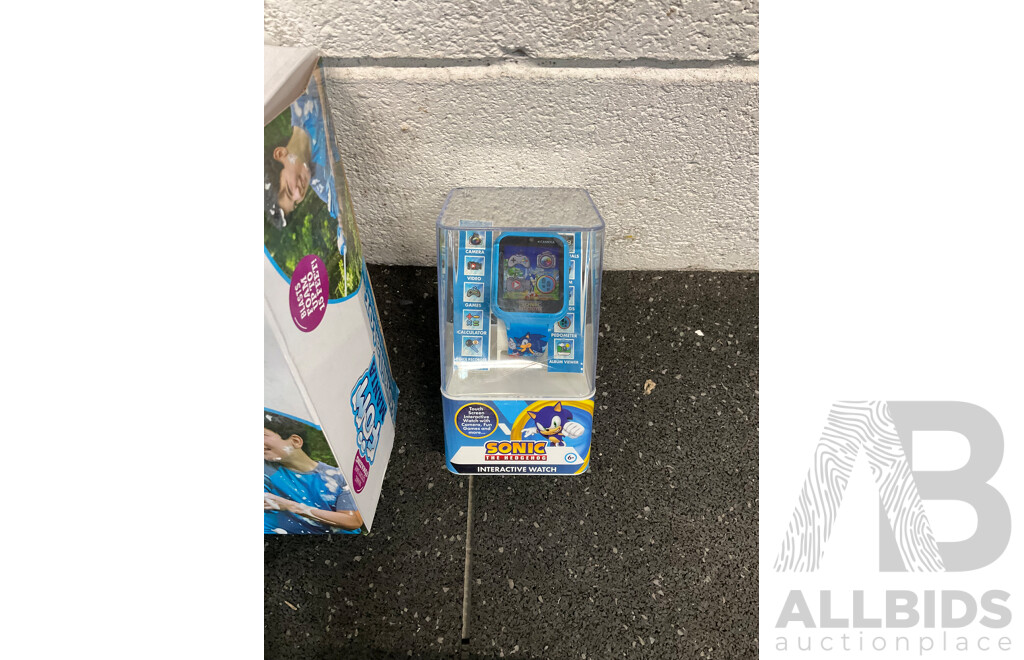 Assorted Kids Toys, Including SONIC Interactive Watch, SONIC Prime Figures and More - Lot of 13
