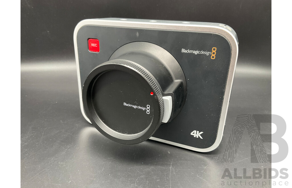 BLACKMAGIC DESIGN 4K Production Cinema Camera in Pelican Storm Carry Case